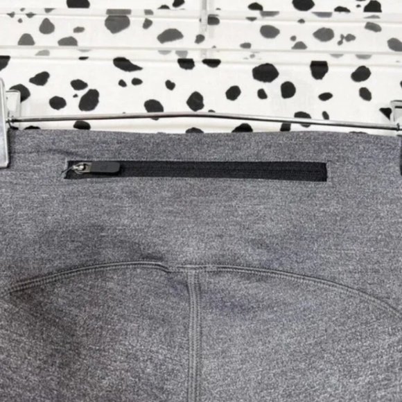 Lululemon Women’s Speed Up Tight Leggings 28” Size 4 In Heathered Black W5AT0S - Picture 4 of 8